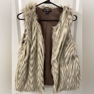 Faux Fur Vest size M